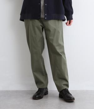 コットンツイル切替ポイントパンツ(カーキ-L)