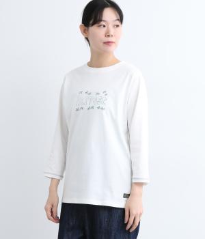 HarvestプリントＴシャツ(オフホワイト-L)