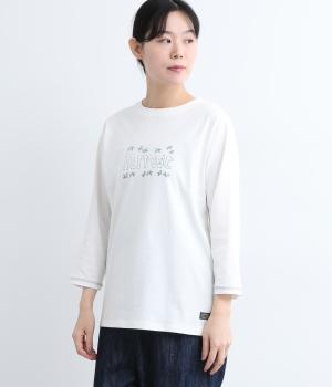 HarvestプリントＴシャツ(オフホワイト-M)