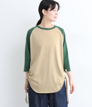 ラグランチュニックプルオーバー