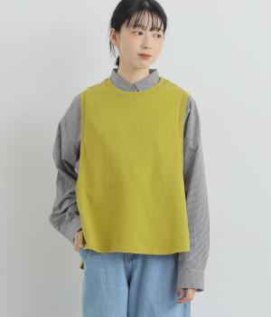 サイドボタンワークベスト(イエロー-L)