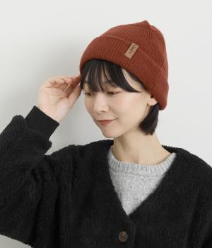 アウトドアニットキャップ(オレンジ-F)