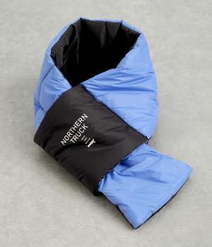 中綿入りマフラー(ブラック-F)