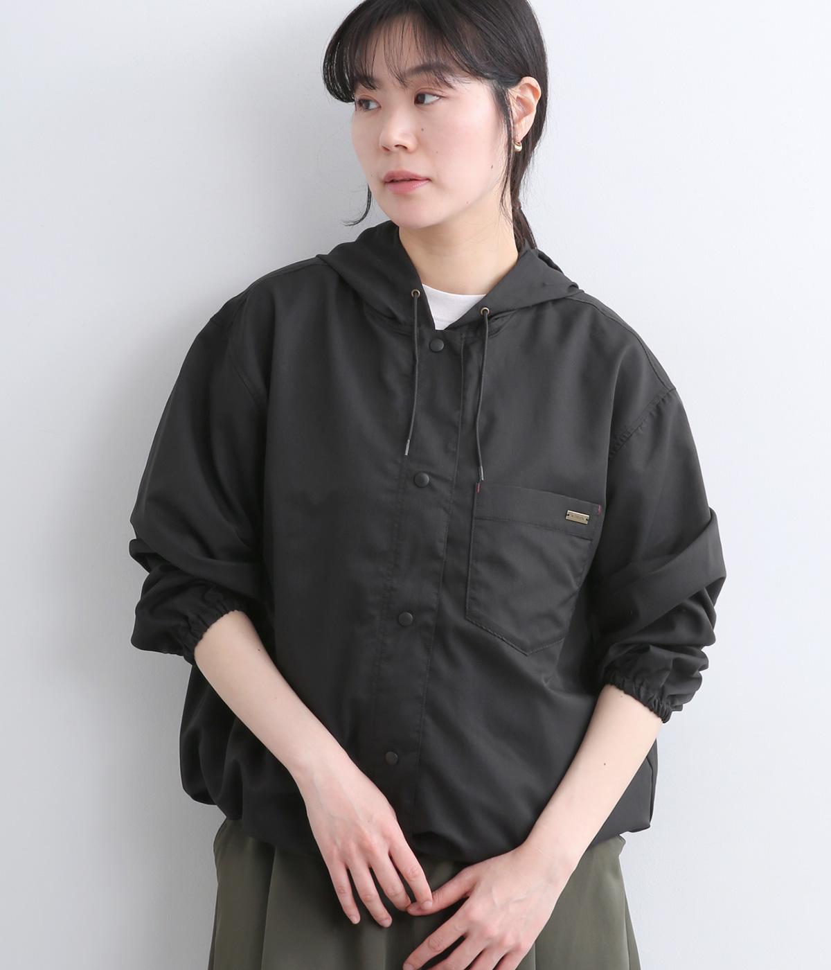 アウトドアパーカ(ブラック-M)