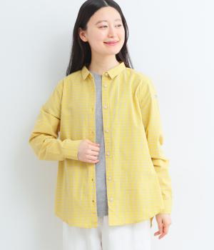 ギンガムスタンダードシャツ(イエロー-L)