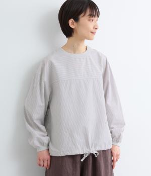 先染めストライププルオーバー