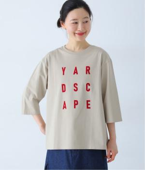 ロゴプリントプルオーバー(ベージュ-M)