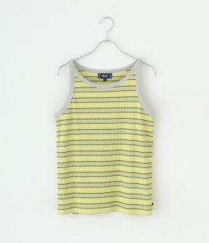 マルチボーダータンクトップ(イエロー-M)