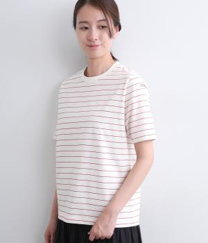 先染めボーダーTシャツ