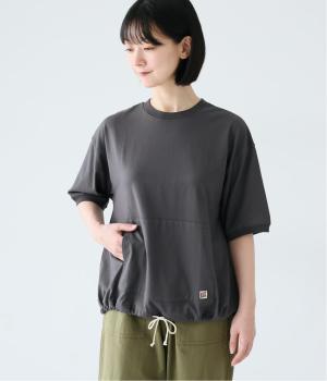 天竺ポケット付きTシャツ(チャコール-L)