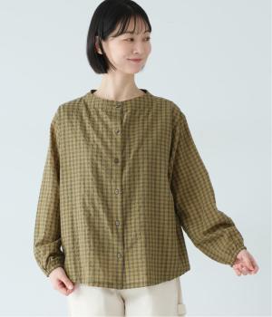 モックネックシャツ(イエロー-M)