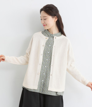 ホールガーメント　ギマ2wayカーディガン(オフホワイト-ONESIZE)