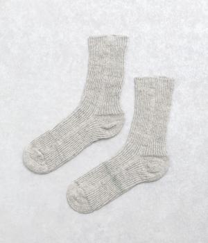 ホールガーメント リブリネンソックス