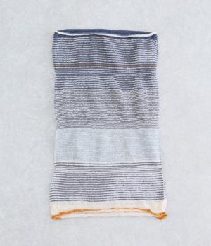 リネンシルクスヌード(ネイビー-F)