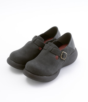 甲ベルトシューズ(ブラック-L)