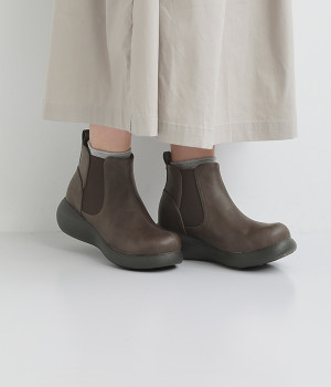 サイドゴアブーツ(コゲチャ-L)