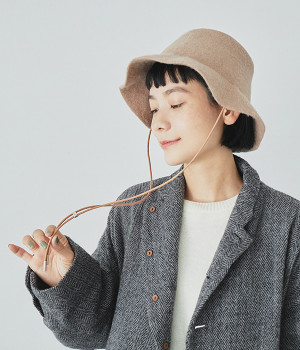 PORKPIE HAT(モカ-ONESIZE)