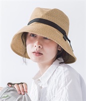 PKB　RIBBON　HAT(ブラウン/ブラック-ONESIZE)