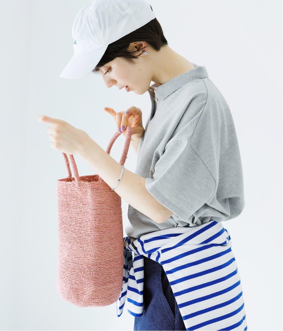 CYLINDER TOTE BAG(ピンク-1)