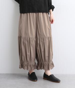 コットンローンレースペチパンツ(BEIGE-ONESIZE)