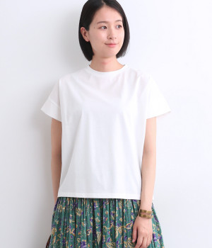 ハイゲージジャージー　フレンチTEE(オフホワイト-ONESIZE)