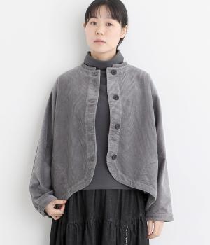 太畝コーデュロイバルーンジャケット
