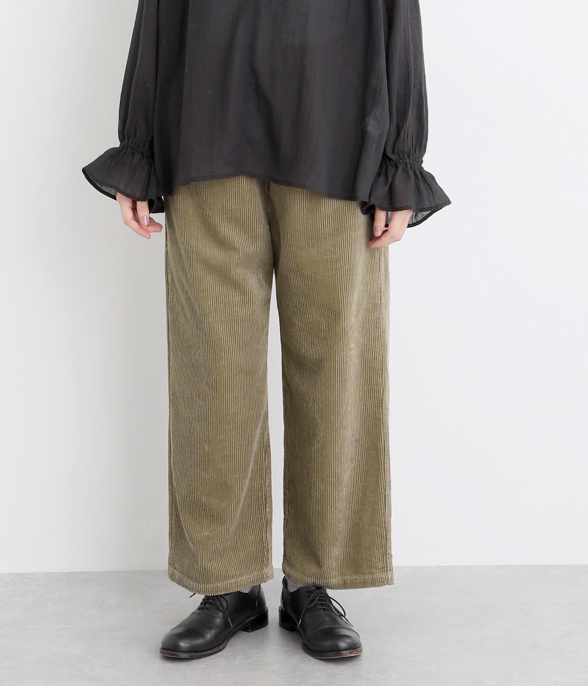 太畝コーデュロイワイドパンツ｜ista-ire（イスタイーレ）の商品詳細
