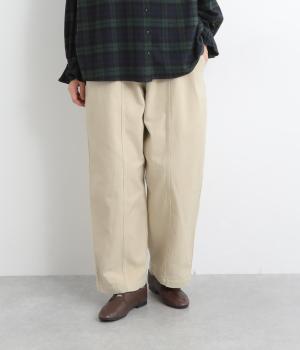 カラーデニム　istaバルーンパンツ(ナチュラル-F)