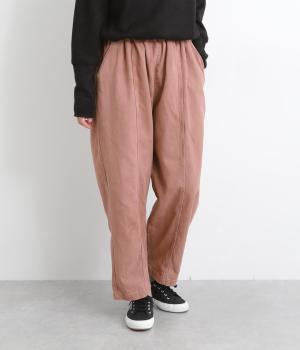 カラーデニム　istaバルーンパンツ(ピンク-F)