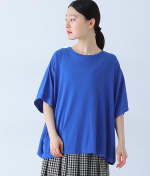 コットン強撚ガーゼフライス　ドルマンTEE