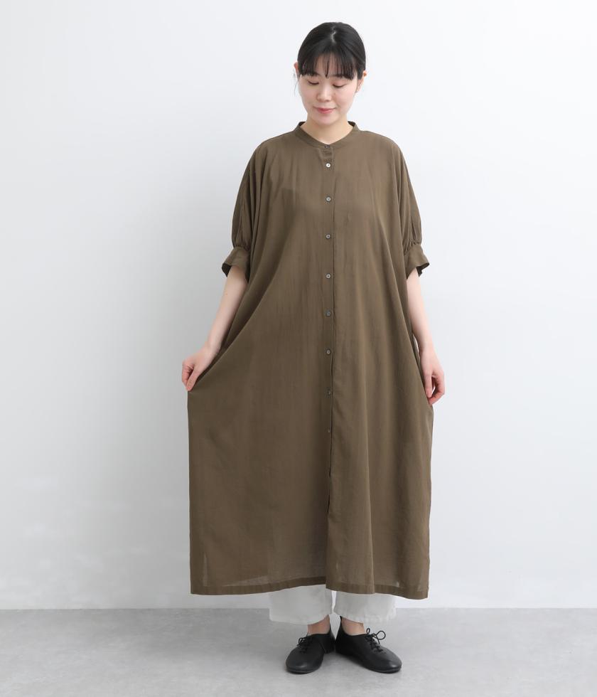 コットンガーゼ ドルマンワンピース