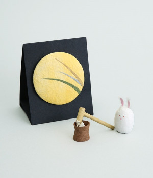 めでたや遊び　うさぎの餅つき(カラー1-ONESIZE)