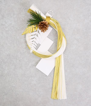 水引金白　のし飾り(カラー1-ONESIZE)