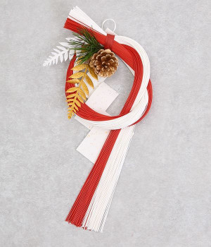 水引紅白　のし飾り(カラー1-ONESIZE)