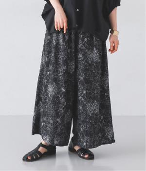 ギャザーイージーパンツ(クロプリント-F)