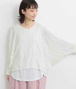 タンクアンサンブル ドルマンプルオーバー(オフホワイト-ONESIZE)