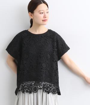 切替レース プルオーバー(クロ-ONESIZE)