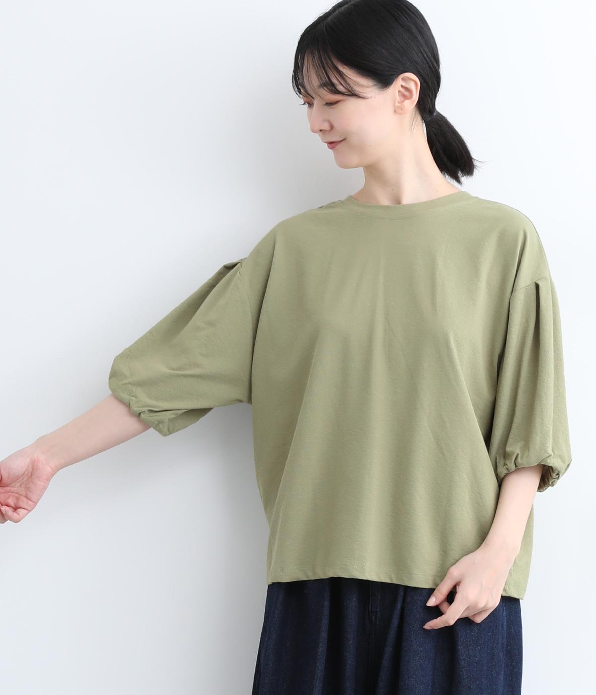 2wayボリュームカーディガン(カーキ-ONESIZE)