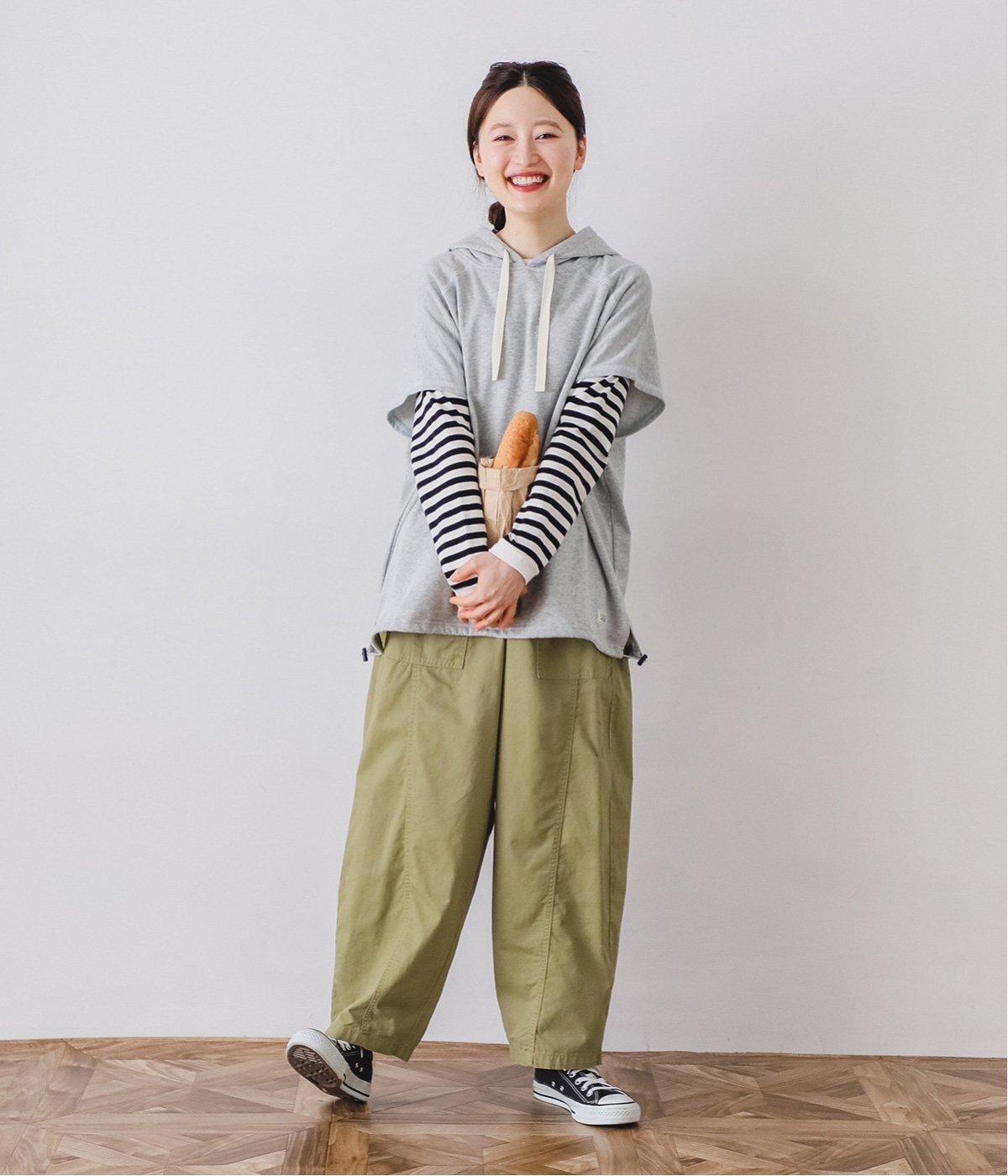 フーディベスト(杢グレー-F)