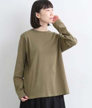 バックロゴカラーロンTEE