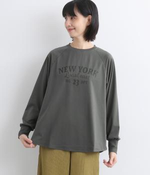 ラウンドロゴTEE(チャコール-F)