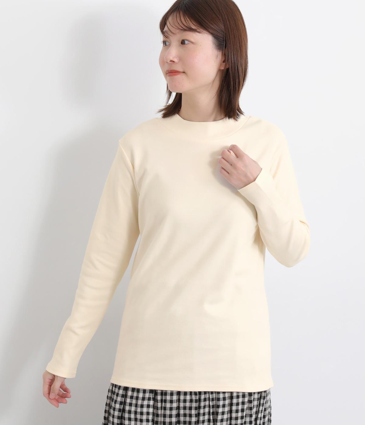 スムース裏起毛タートルネックプルオーバー(オフ-F)