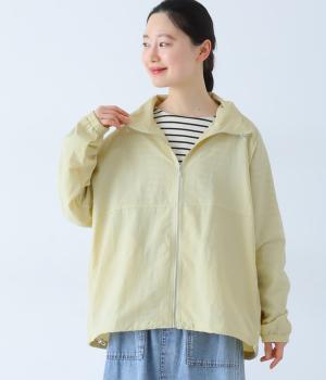 ワッシャーナイロンラグランスタンドNブルゾン長袖