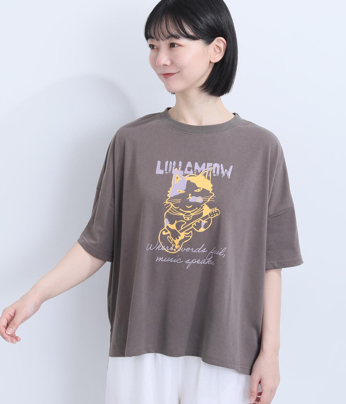 スラブシアー 三毛猫5分袖TEE｜le colis（ルコリ）の商品詳細