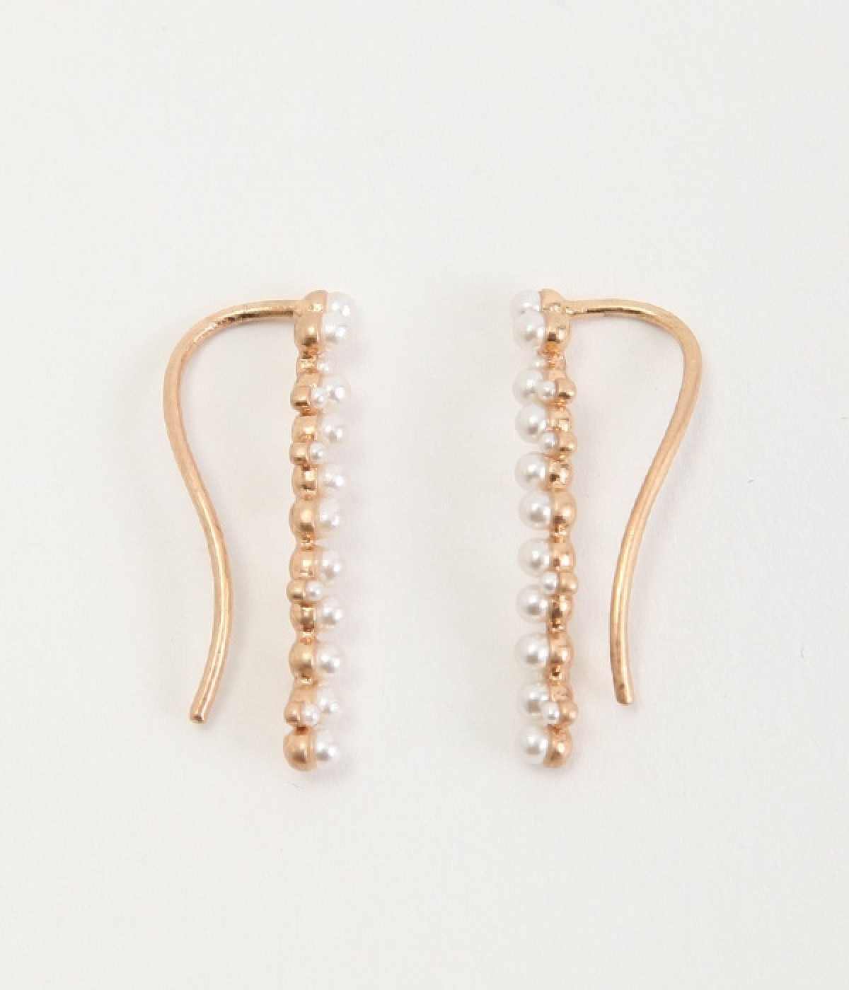 小粒パールピアス(ゴールド-ONESIZE)