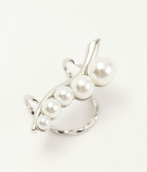 5連パール　イヤーカフ