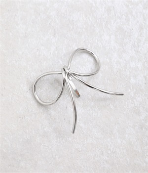 リボン　ヘアカフ(シルバー-ONESIZE)