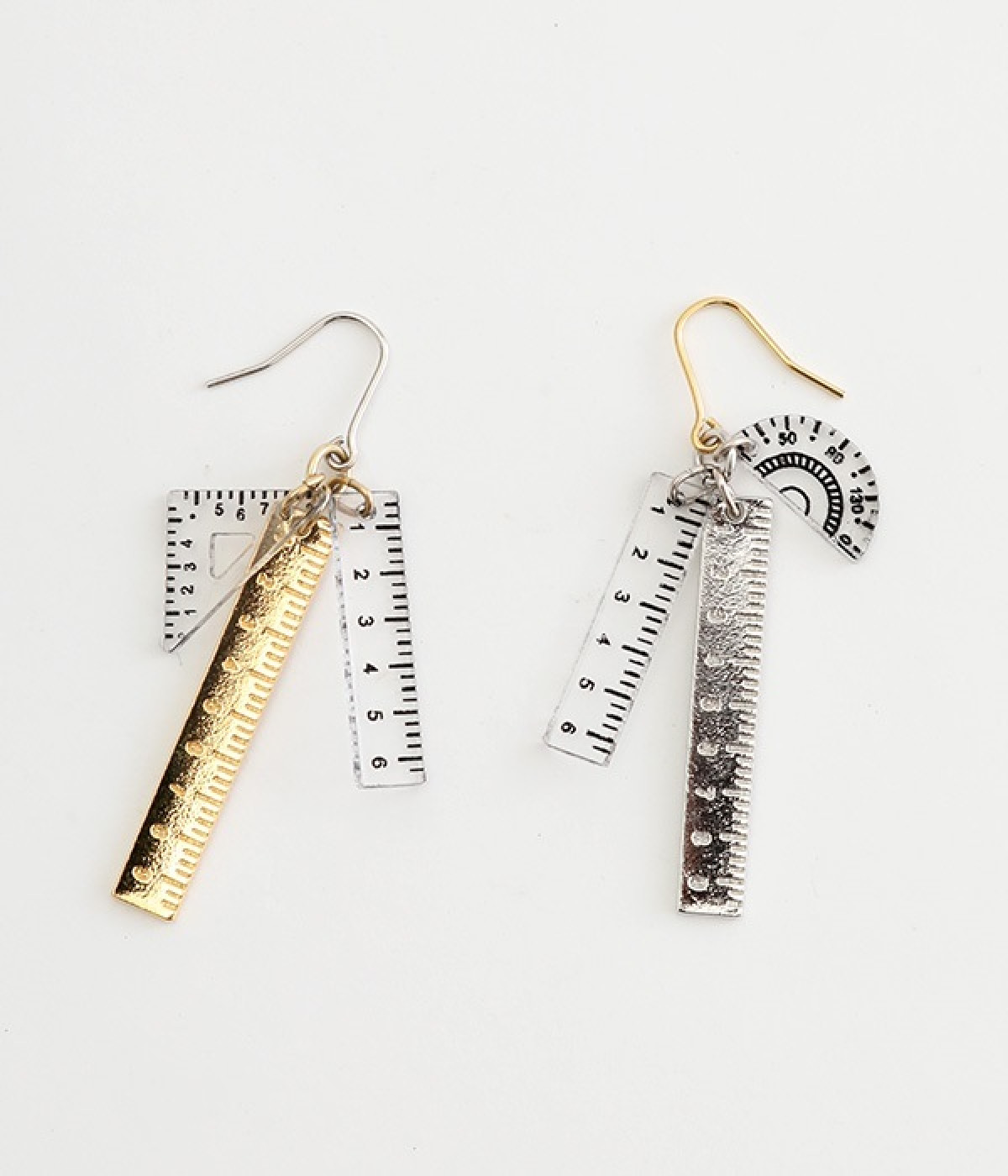 定規いろいろピアス(ゴールド-ONESIZE)