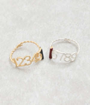 数字のリング(カラー1-ONESIZE)