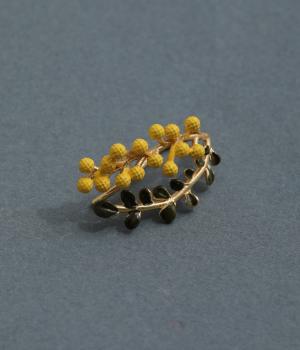 ミモザのイヤーカフ(ゴールド-F)